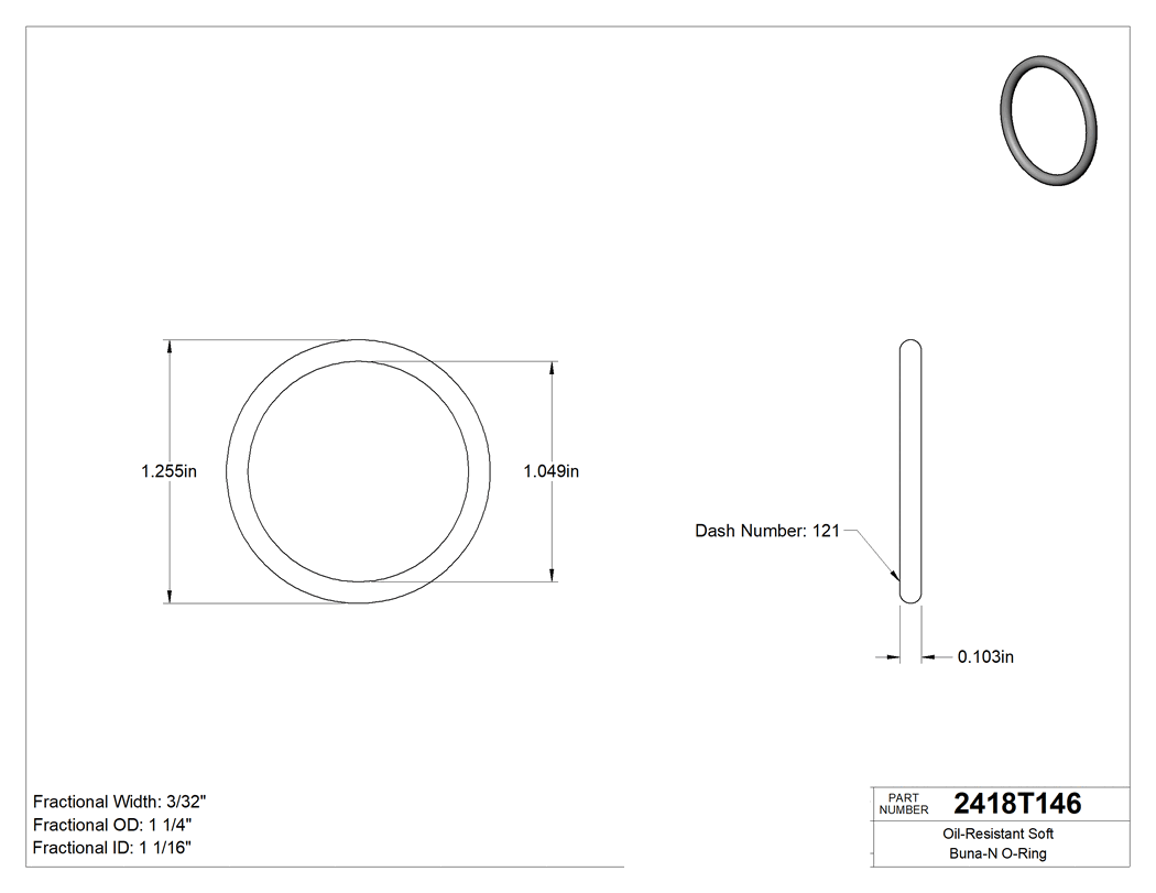 Technical drawing - 2418T146